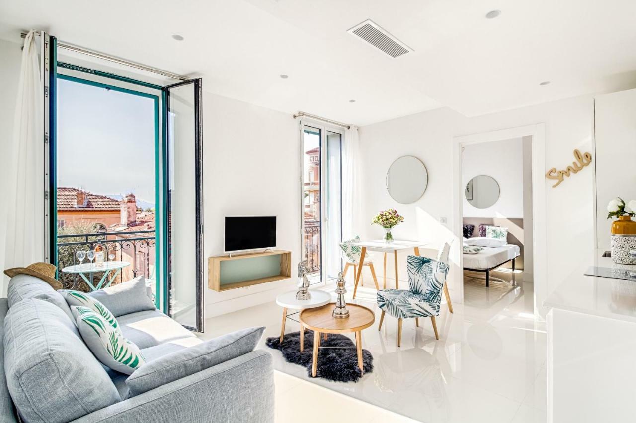 New ! Sea View Design + Balcony 203 Apartment Villefranche-sur-Mer Bagian luar foto